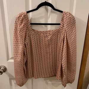 Long sleeve cute blouse size M